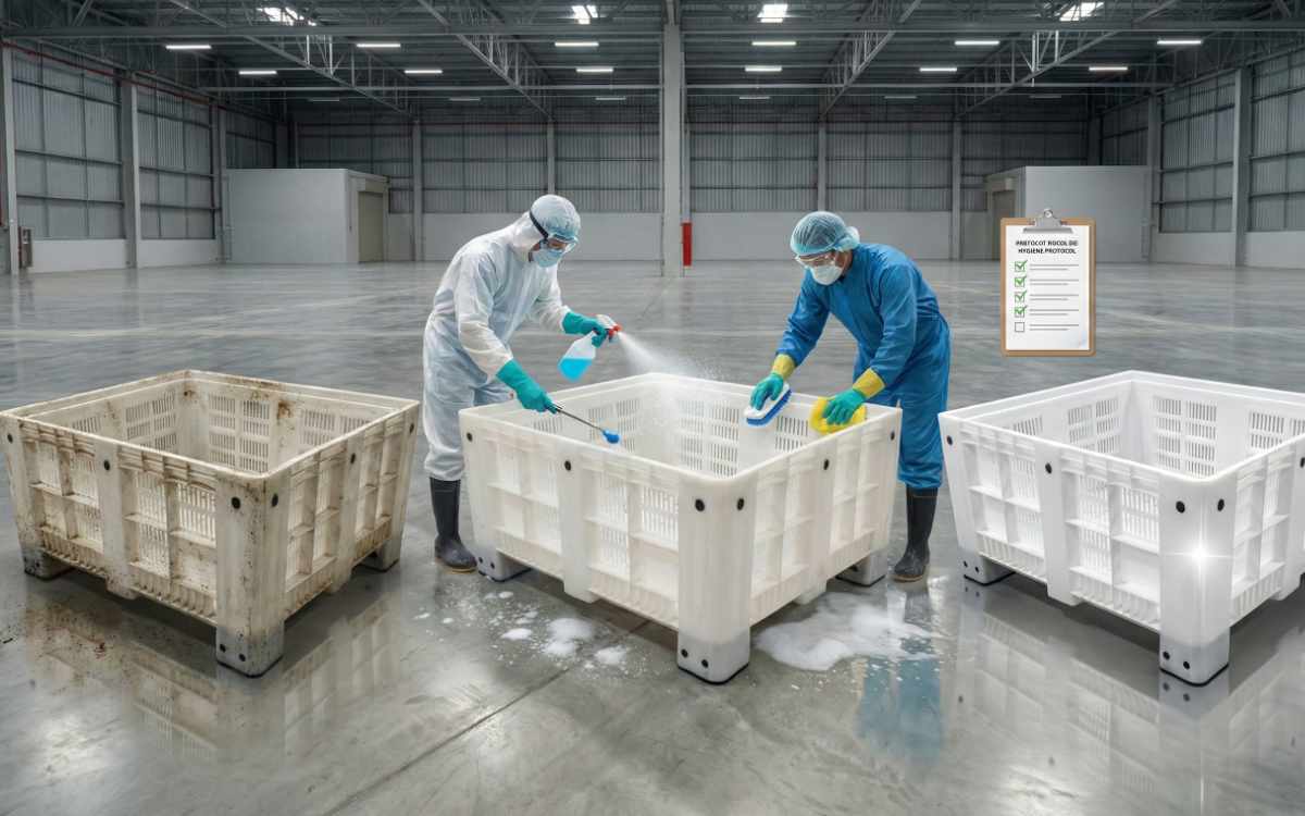 Guía Completa de Limpieza y Desinfección de Bins Industriales