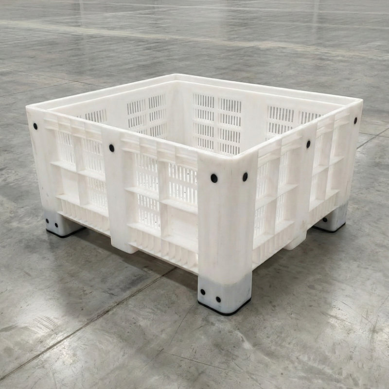 Bin Bajo 440L Ventilado Agrícola - Bin de plástico industrial